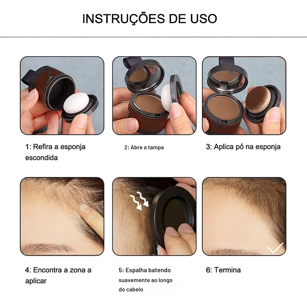 Maquilhagem capilar em pó - Burghesi Club™